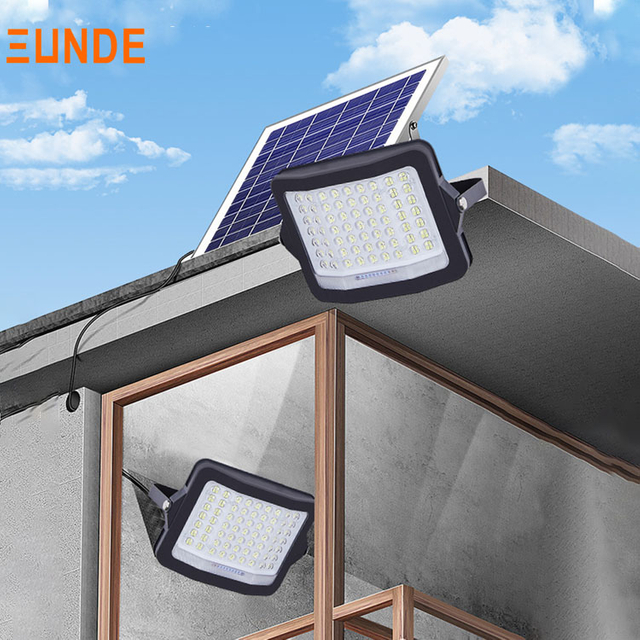 SUNDE Three Side Luminous Solar Flood Light