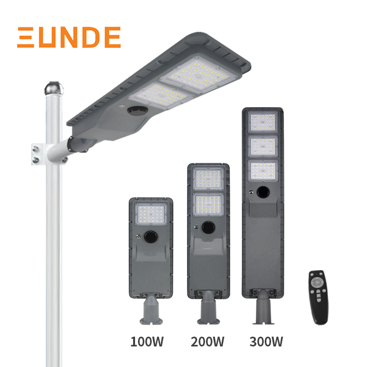 SUNDE Monocrystalline Aluminum All In One LED Solar Street Light