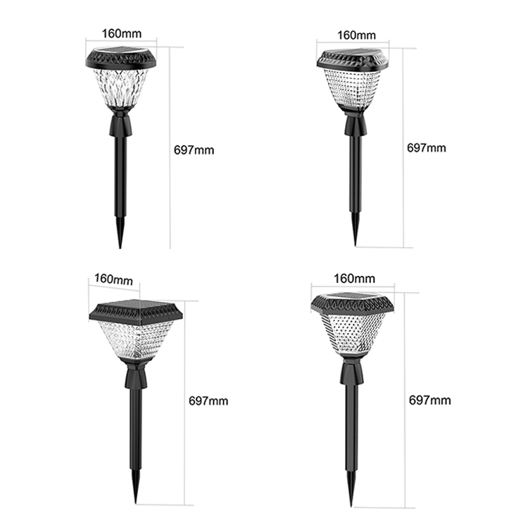 Modern Decoration RGB Solar Pillar Light