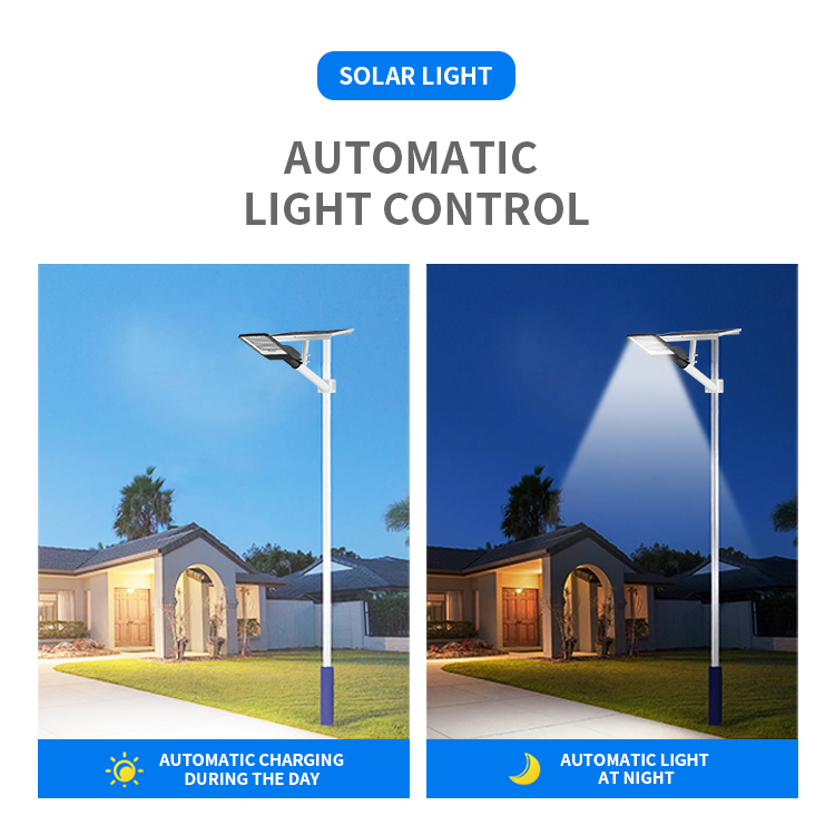 Intelligent Hybrid Lithium Solar Street Light