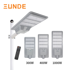 Aluminum All In One Streetlight Ip67 Waterproof Outdoor Integrated Lamp 1000W 400W 300W LED Solar Street Light