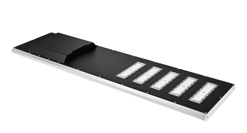 High Lumen High Quality Custom Engineering Project 150AH Outdoor LED Solar Street Light with CCTV Camera