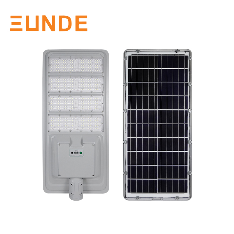 Aluminum All In One Streetlight Ip67 Waterproof Outdoor Integrated Lamp 1000W 400W 300W LED Solar Street Light