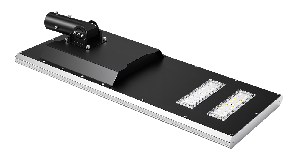 High Lumen High Quality Custom Engineering Project 150AH Outdoor LED Solar Street Light with CCTV Camera