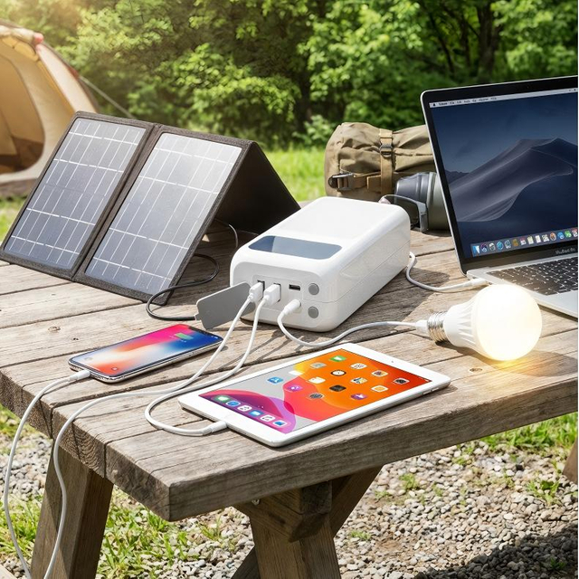 100W 24000MAH Solar Power Bank from China Zhongshan Factory