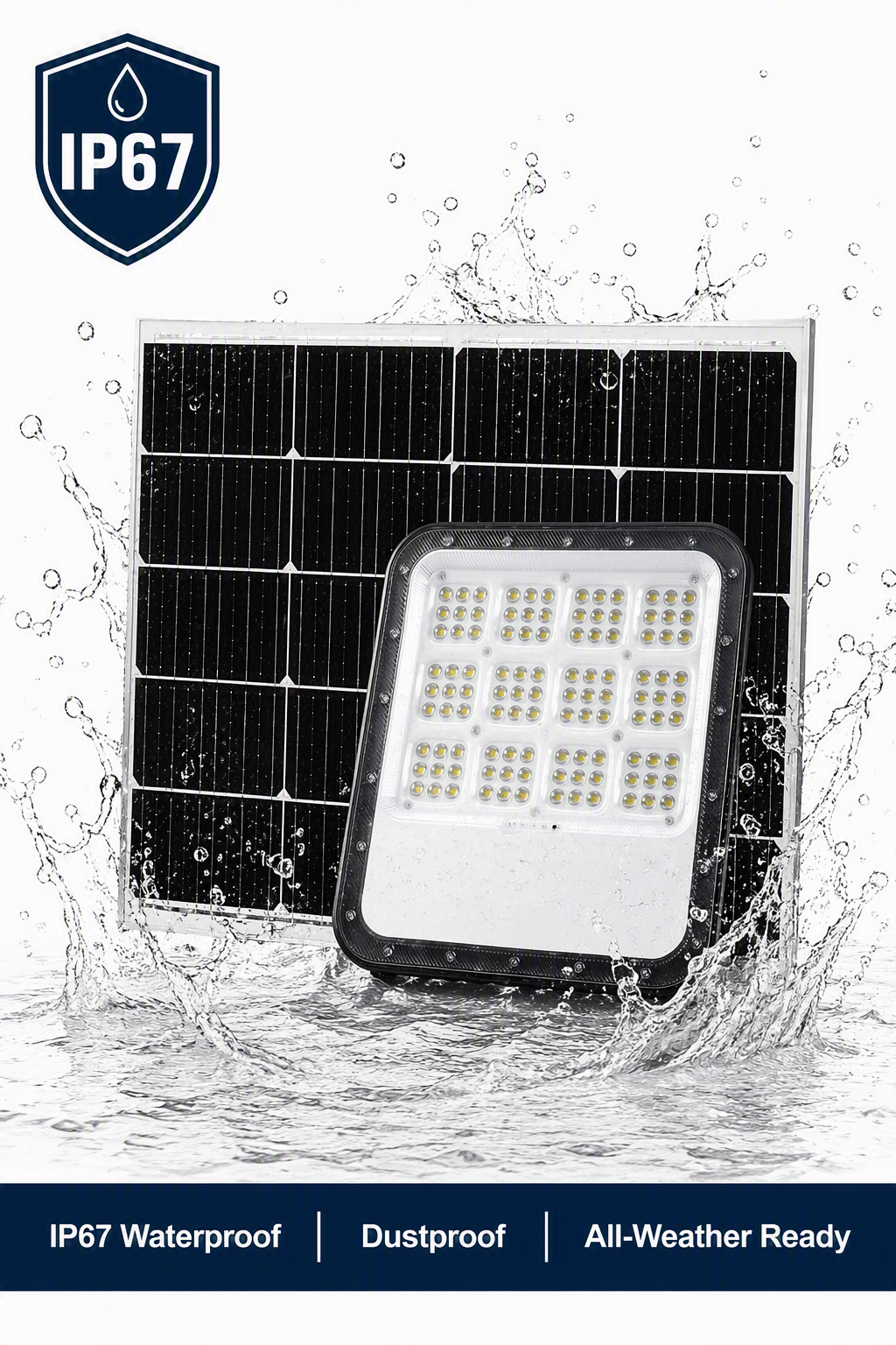 SUNDE New Trend LIYA LED Solar Flood Light Factory