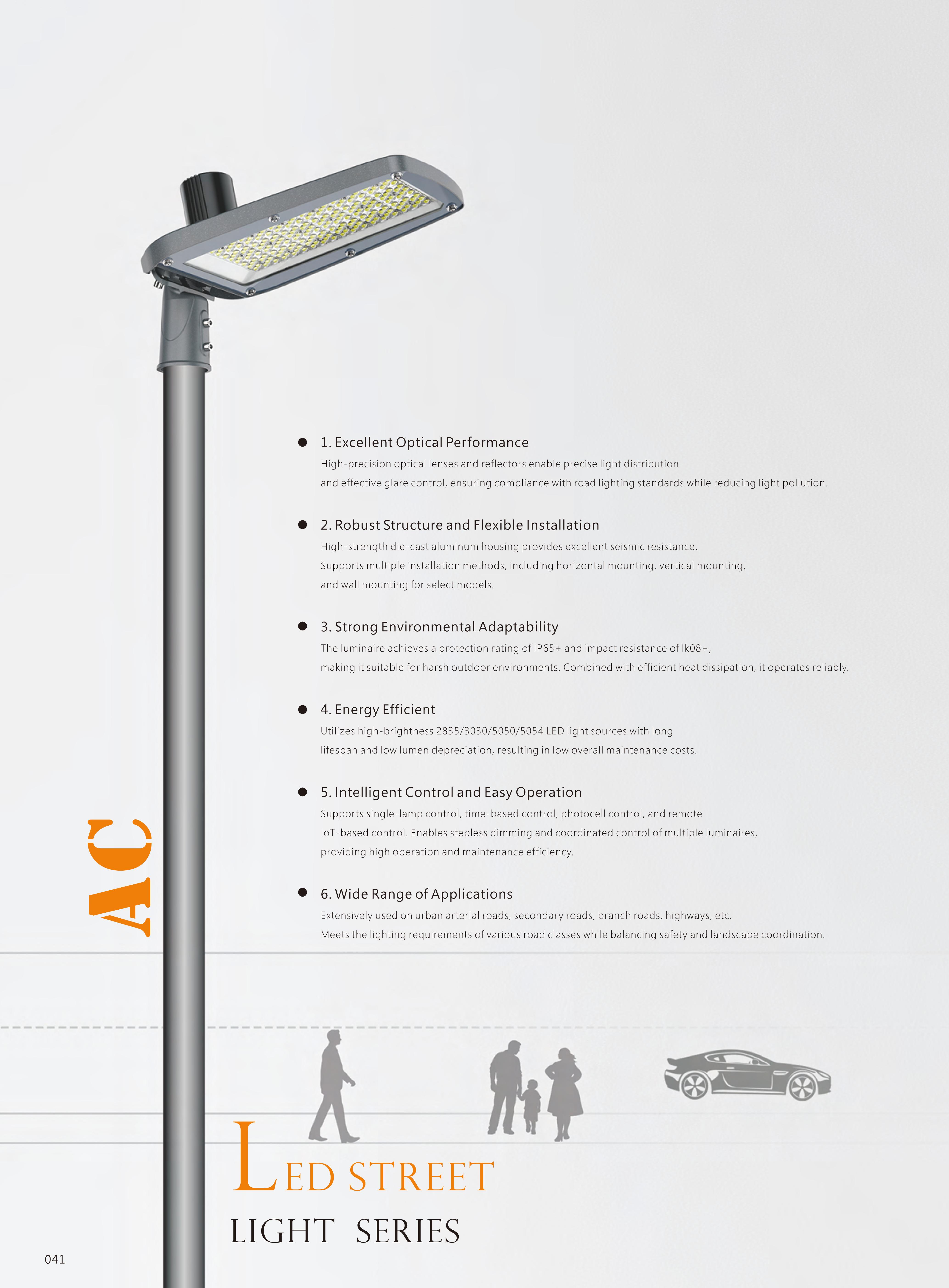 2026 SUNDE LED Street Light Calatog