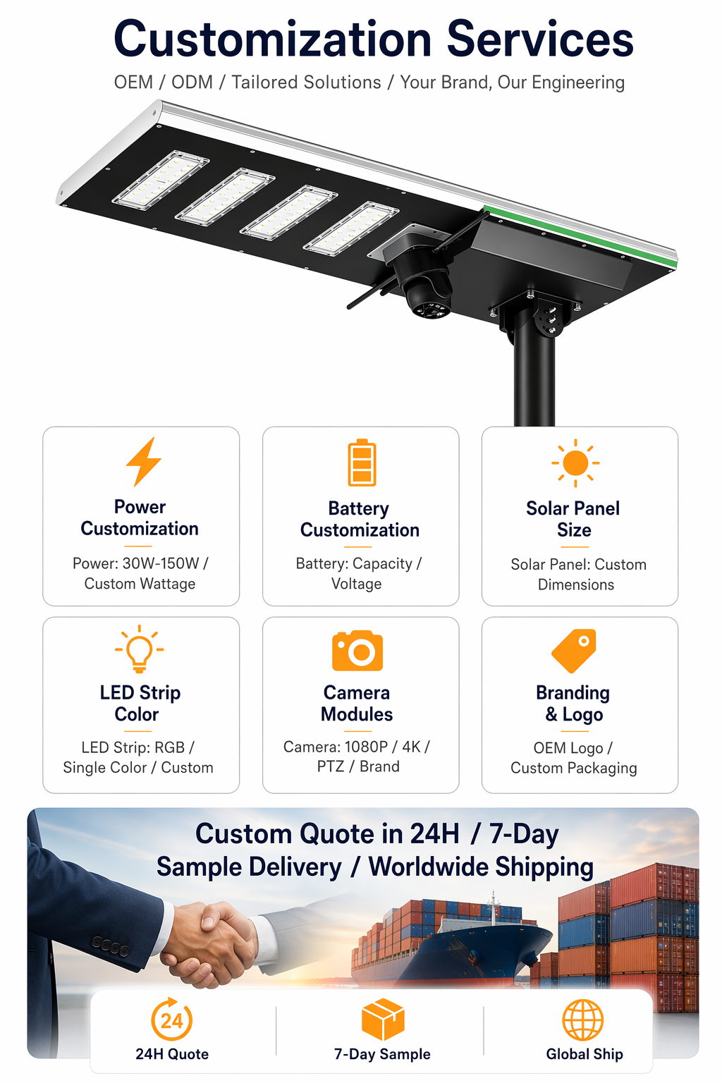 OEM ODM Solar Street Light