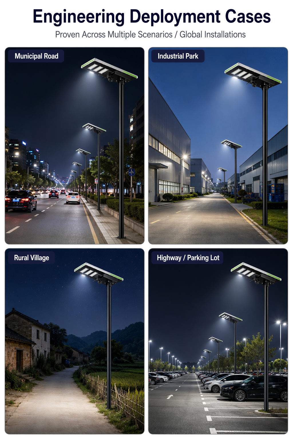 Project LED Solar Street Light